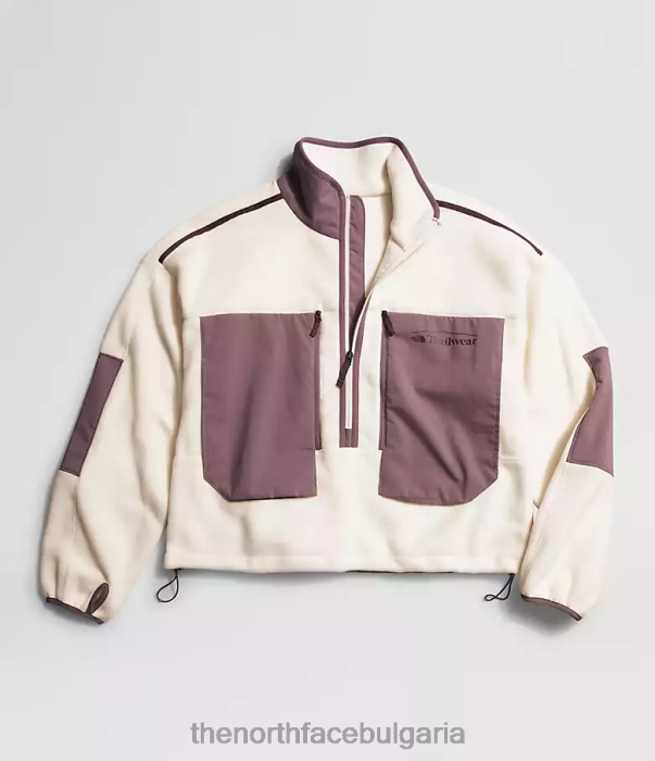 облекло The North Face облекло за пътешествия fantasy ridge flash -zip гардения бяла/кафяво сива Жени 40DF054