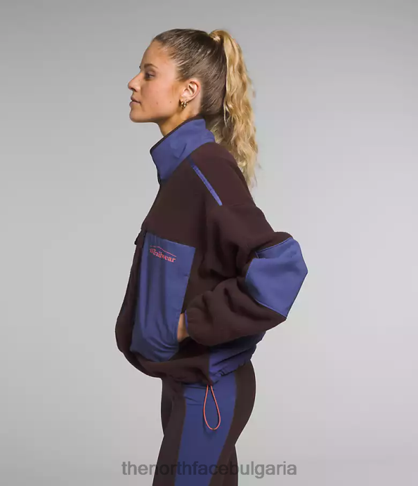 облекло The North Face облекло за пътешествия fantasy ridge flash -zip въгленокафяво/пещерно синьо Жени 40DF055