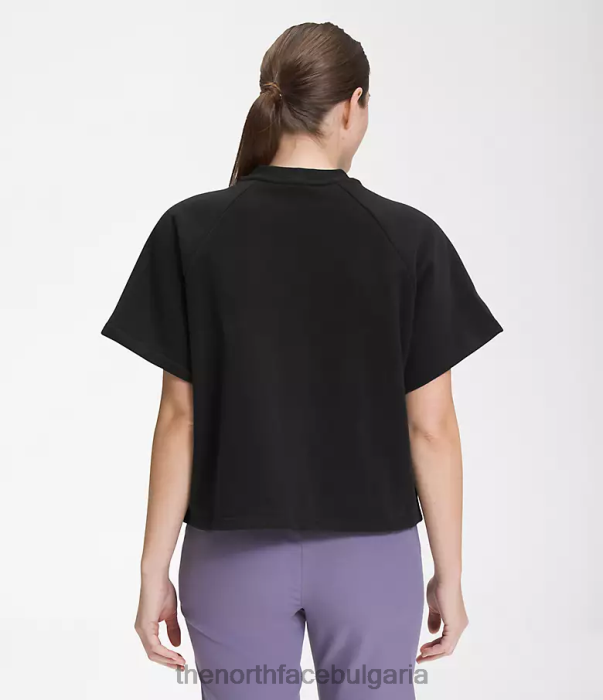 облекло The North Face екипаж от филцово руно с къс ръкав tnf черно Жени 40DF01021
