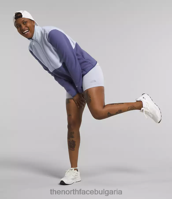 облекло The North Face яке alpine polartec 100 пещерно синя/прашна зеленика Жени 40DF0441