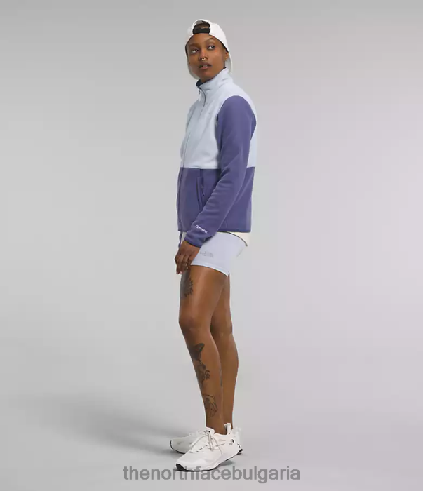 облекло The North Face яке alpine polartec 100 пещерно синя/прашна зеленика Жени 40DF0441