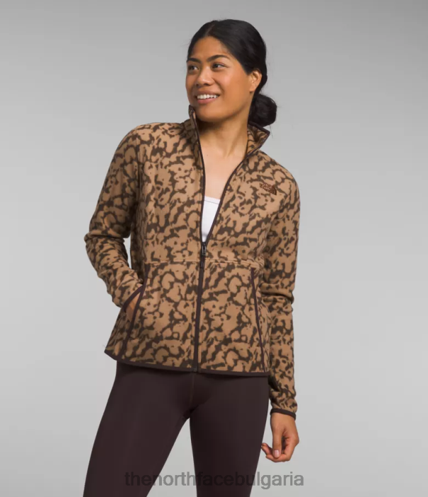 облекло The North Face яке alpine polartec 100 графичен печат с бадемово масло Жени 40DF0442
