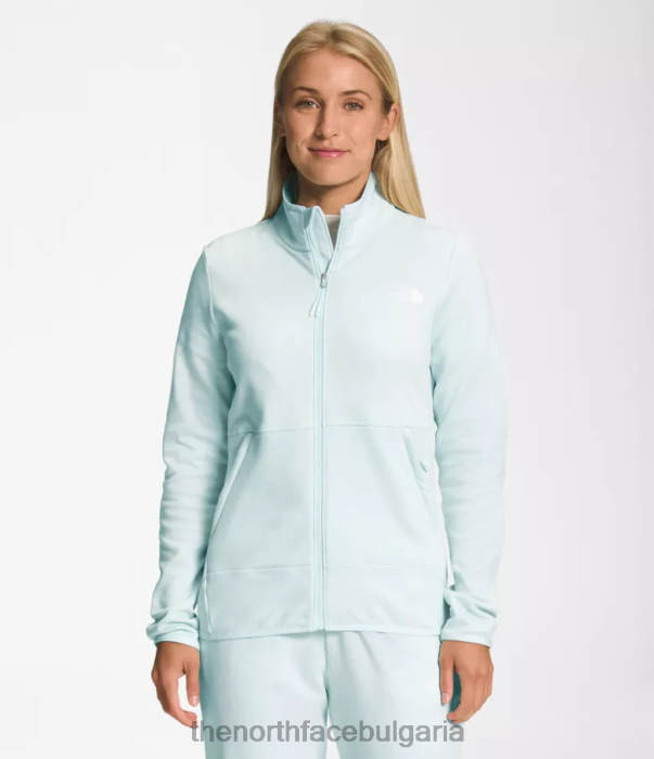 облекло The North Face canyonlands full-zip оберлихт син бял пирен Жени 40DF0379