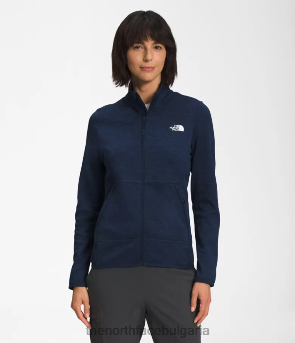 облекло The North Face canyonlands full-zip summit navy тъмен хедър Жени 40DF0378