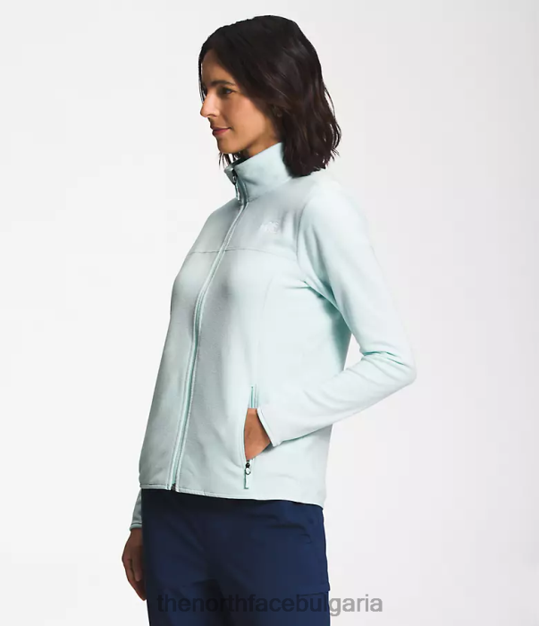 облекло The North Face tka glacier яке с пълен цип оберлихт синьо Жени 40DF0619