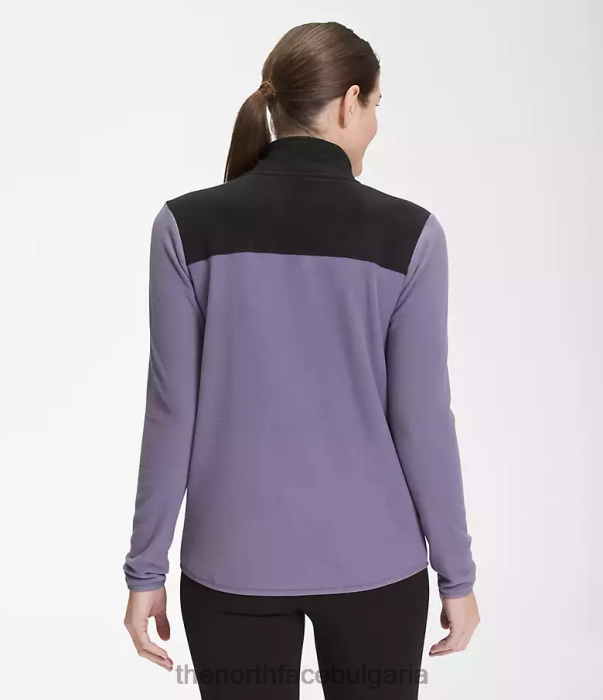 облекло The North Face tka glacier яке с пълен цип tnf черен/лунен шисти Жени 40DF0621