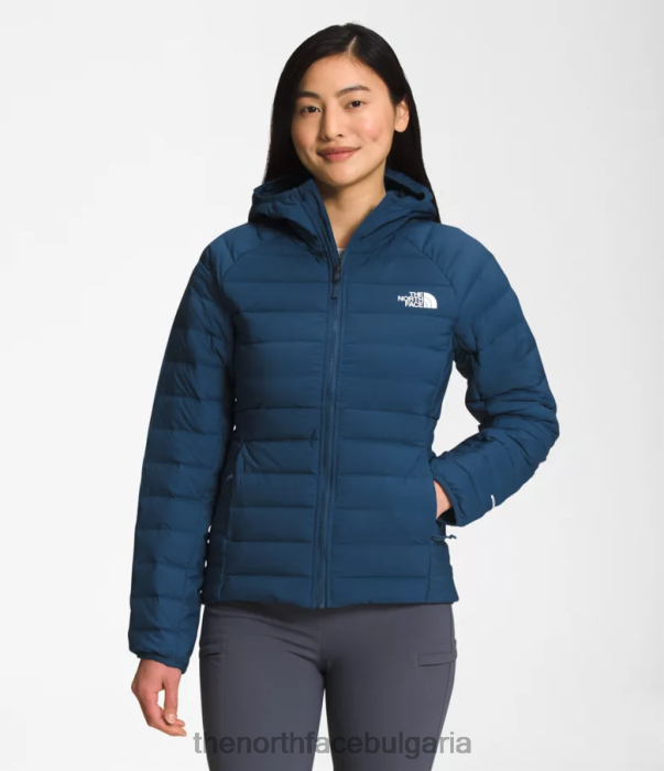 облекло The North Face разтегателна качулка belleview сенчесто синьо Жени 40DF0670