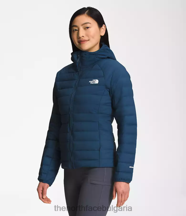 облекло The North Face разтегателна качулка belleview сенчесто синьо Жени 40DF0670