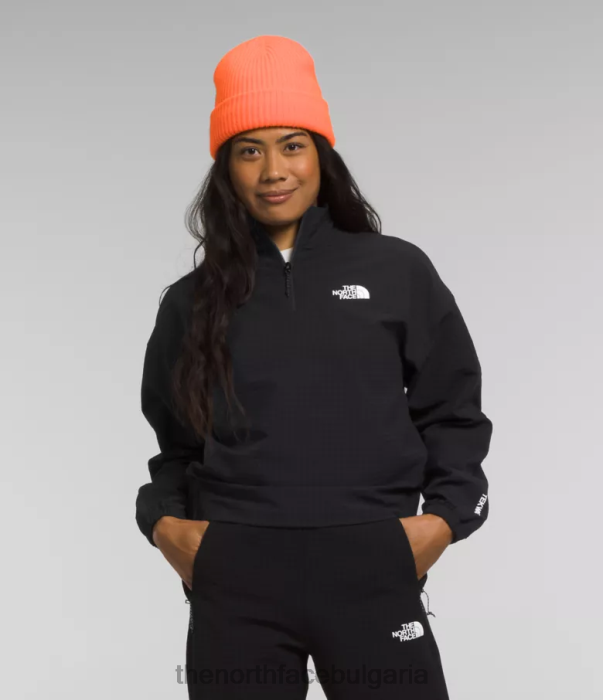 облекло The North Face tekware решетка 1/4 цип tnf черно Жени 40DF0249
