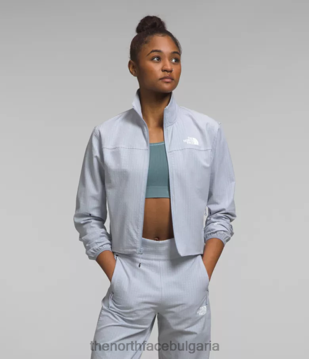 облекло The North Face tekware grid full-zip прашен зеленика пирен Жени 40DF0569