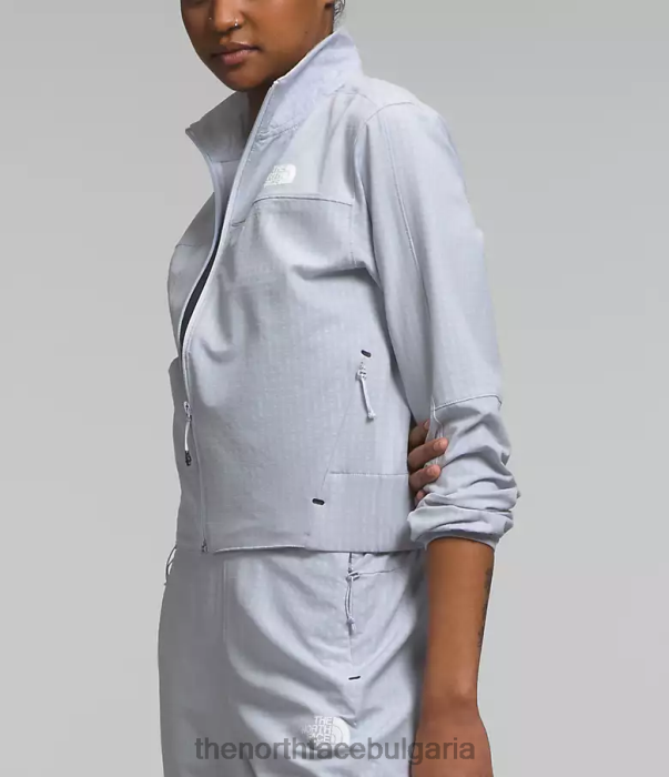 облекло The North Face tekware grid full-zip прашен зеленика пирен Жени 40DF0569