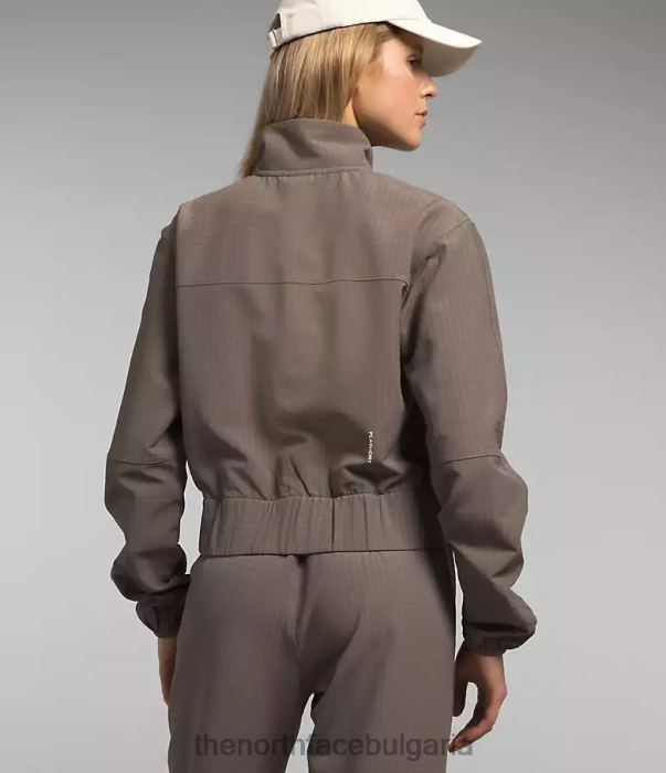 облекло The North Face tekware grid full-zip соколово кафяво Жени 40DF0570