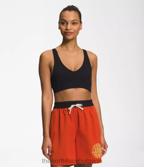 облекло The North Face долина блясък сутиен tnf черно Жени 40DF01232