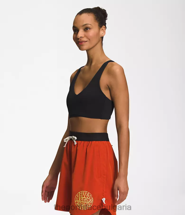 облекло The North Face долина блясък сутиен tnf черно Жени 40DF01232