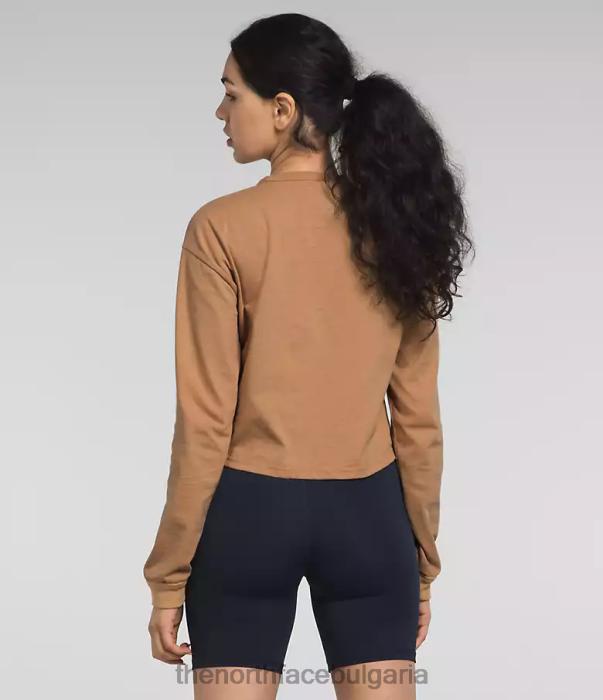 облекло The North Face наследствена тениска с дълъг ръкав бадемово масло Жени 40DF0849