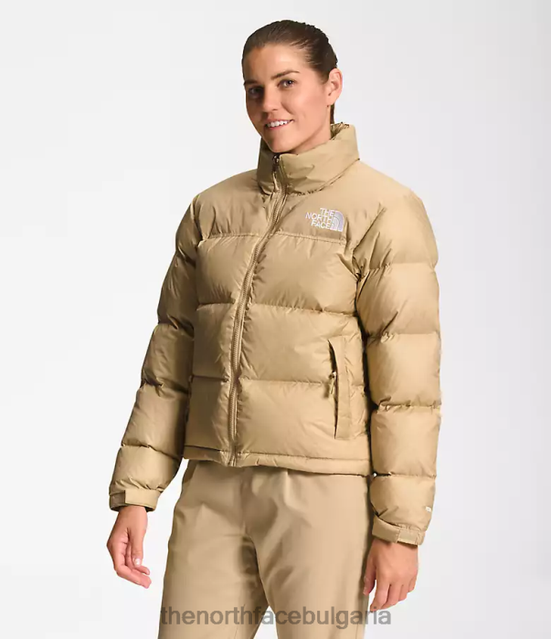 облекло The North Face 1996 ретро яке nuptse камък каки Жени 40DF0731
