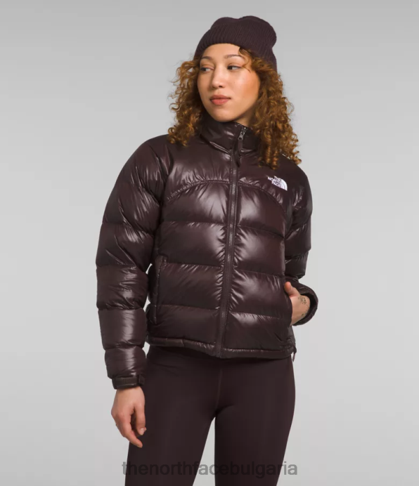 облекло The North Face 2000 ретро nuptse яке въгленокафяво Жени 40DF0804