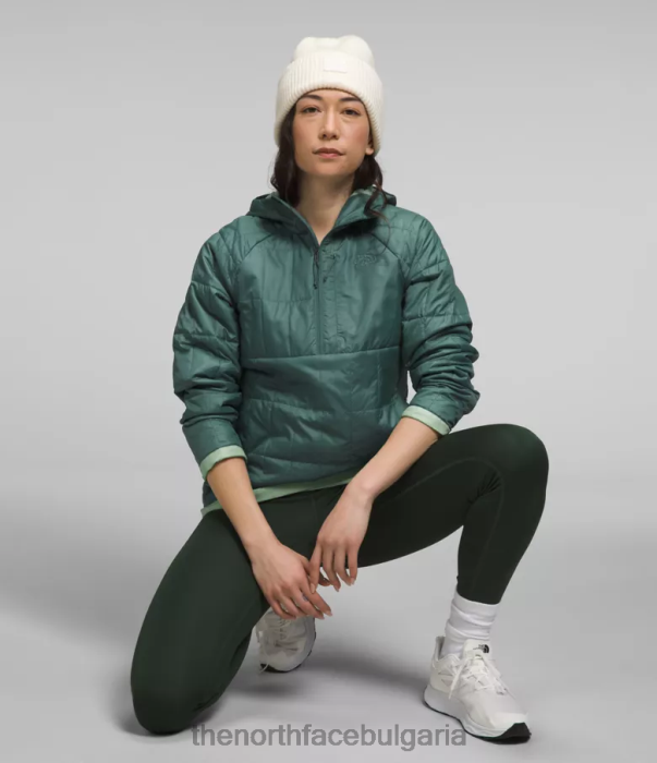 облекло The North Face пуловер с циркалофт тъмен градински чай/мъглив градински чай Жени 40DF0505