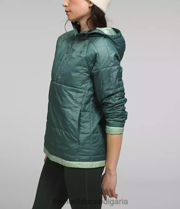 облекло The North Face пуловер с циркалофт тъмен градински чай/мъглив градински чай Жени 40DF0505