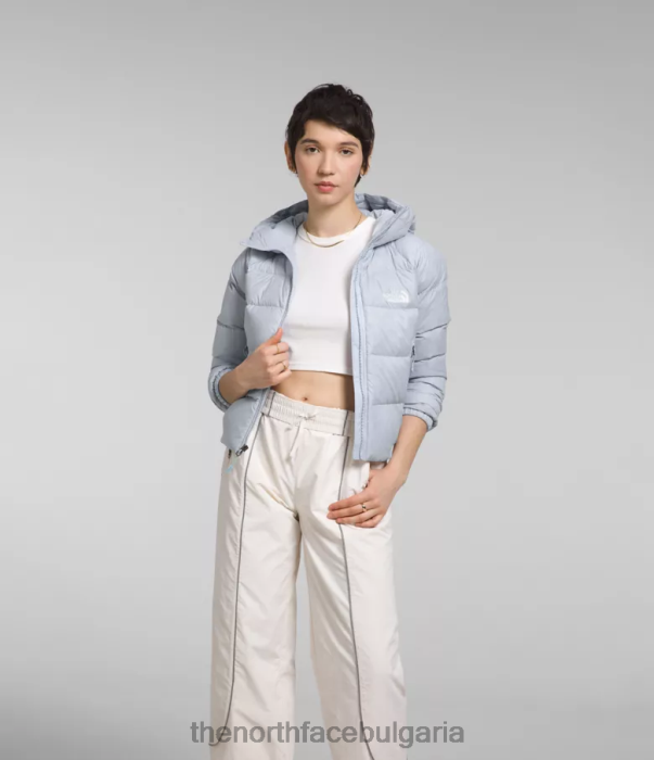 облекло The North Face пухена качулка от хидраналит прашна зеленика Жени 40DF0891