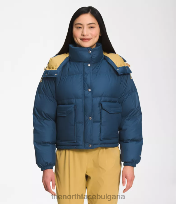 облекло The North Face 71 пухено късо яке Sierra сенчесто синьо Жени 40DF0237