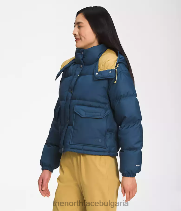 облекло The North Face 71 пухено късо яке Sierra сенчесто синьо Жени 40DF0237