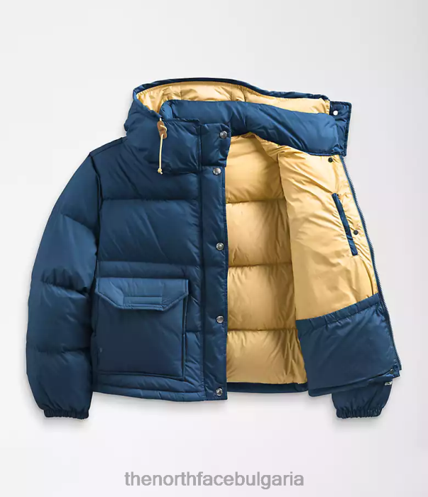 облекло The North Face 71 пухено късо яке Sierra сенчесто синьо Жени 40DF0237