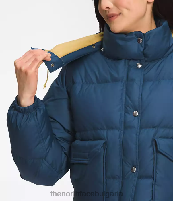 облекло The North Face 71 пухено късо яке Sierra сенчесто синьо Жени 40DF0237