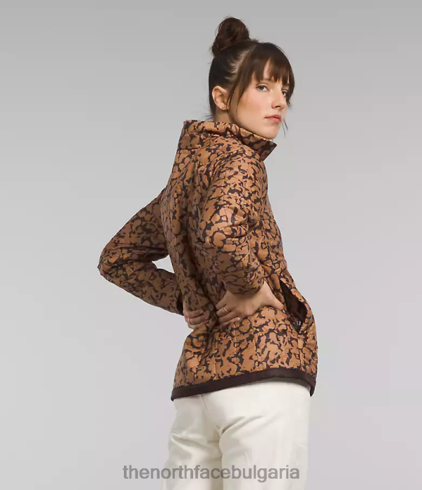 облекло The North Face circaloft яке графичен печат с бадемово масло Жени 40DF0938