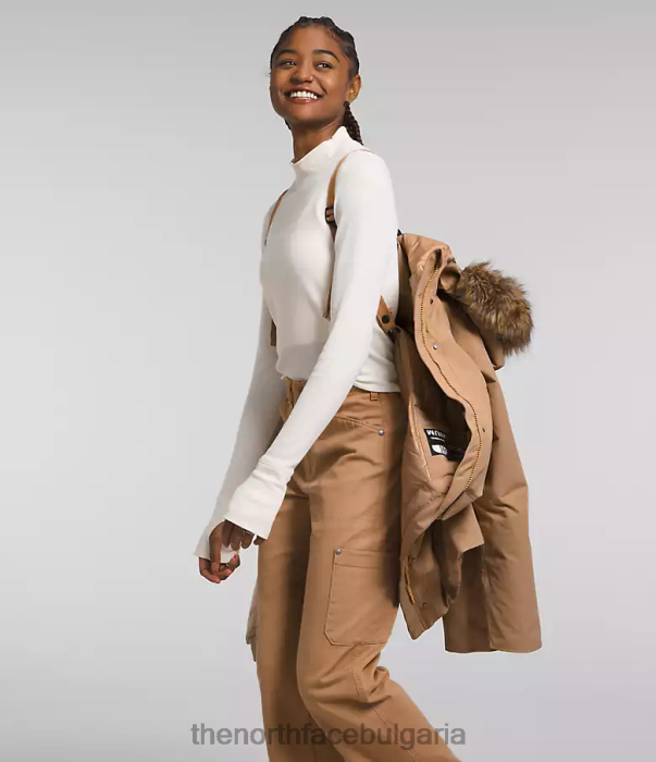 облекло The North Face арктична парка премиум бадемово масло Жени 40DF01313