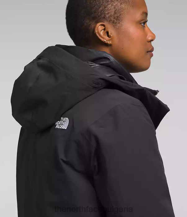 облекло The North Face арктична парка премиум асфалтово сиво Жени 40DF01314