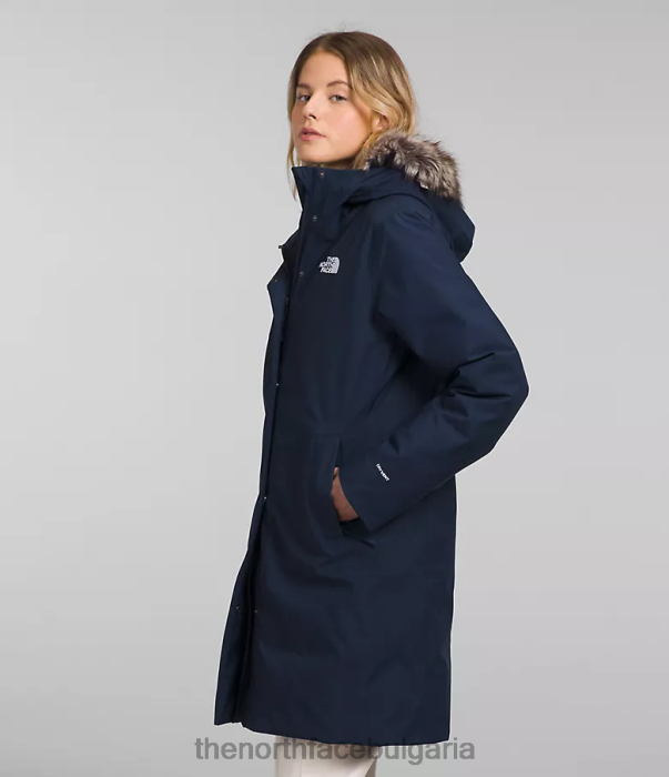 облекло The North Face арктическа парка среща на върха флот Жени 40DF0508