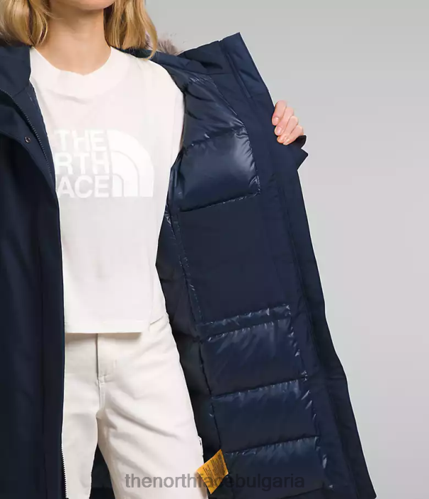 облекло The North Face арктическа парка среща на върха флот Жени 40DF0508
