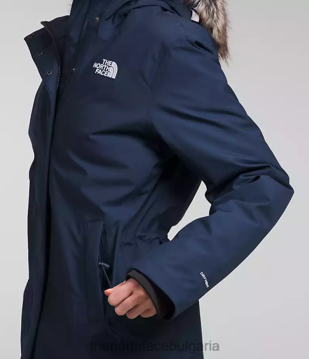 облекло The North Face арктическа парка среща на върха флот Жени 40DF0508