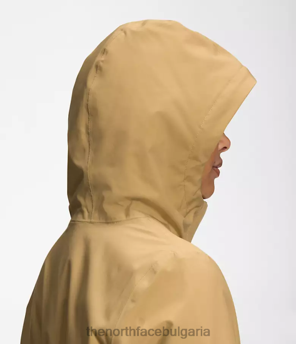 облекло The North Face city ​​breeze rain parka ii антилопов тен Жени 40DF0154