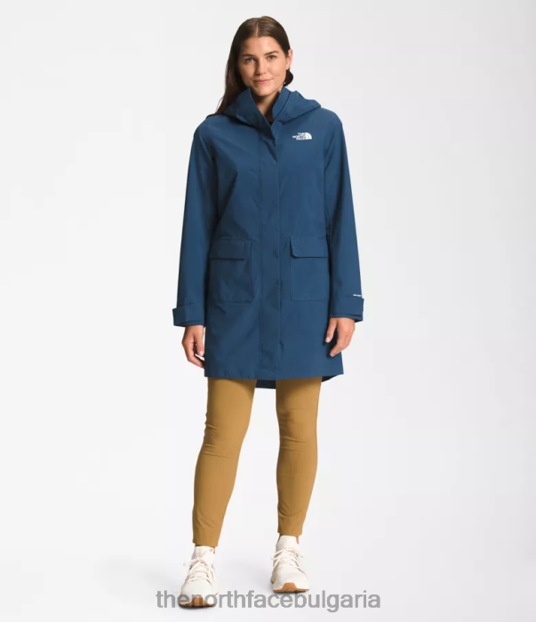 облекло The North Face city ​​breeze rain parka ii сенчесто синьо Жени 40DF0156