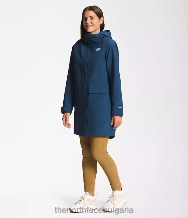 облекло The North Face city ​​breeze rain parka ii сенчесто синьо Жени 40DF0156