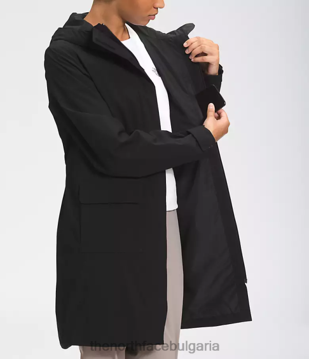 облекло The North Face city ​​breeze rain parka ii tnf черно Жени 40DF0152