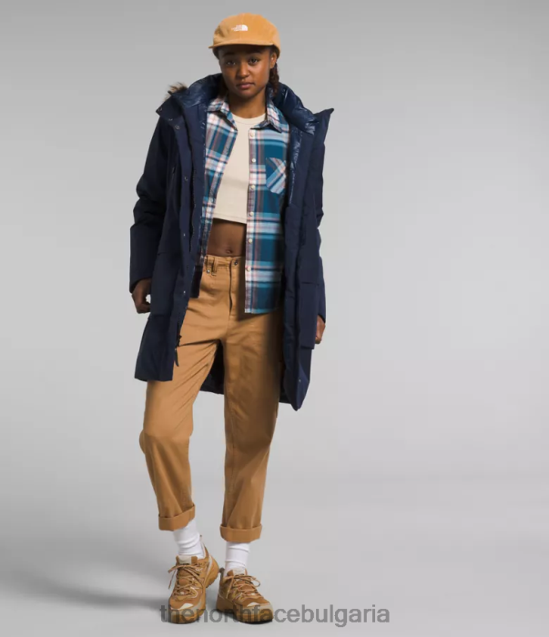 облекло The North Face арктична парка gtx среща на върха флот Жени 40DF0235