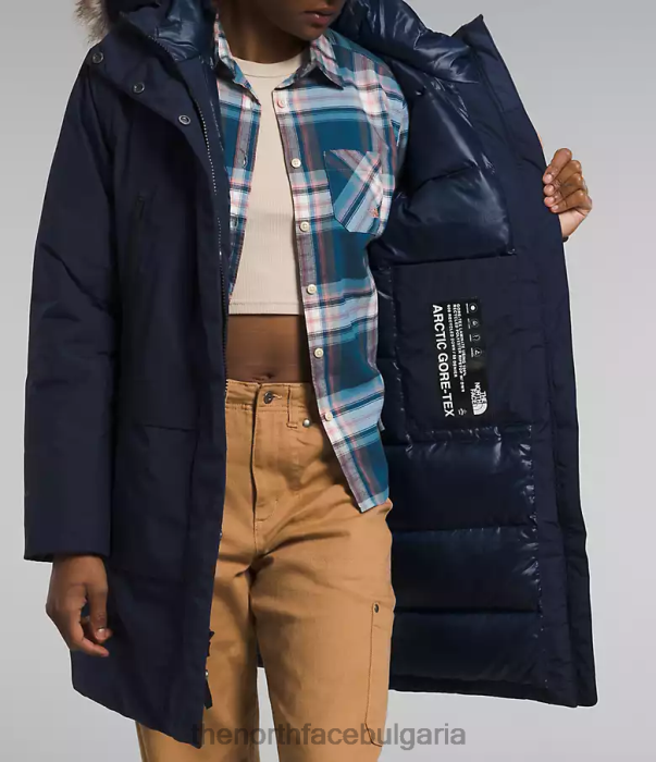 облекло The North Face арктична парка gtx среща на върха флот Жени 40DF0235