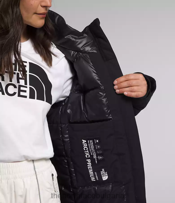облекло The North Face арктична парка премиум tnf черно Жени 40DF01315