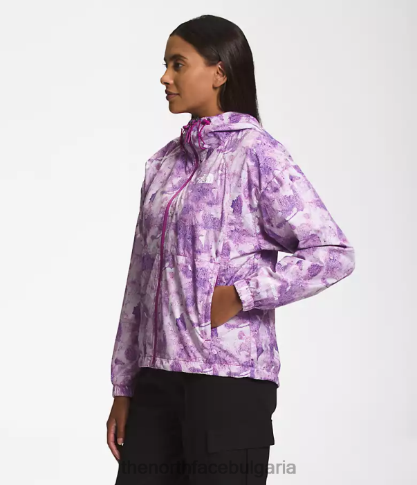 облекло The North Face хидроналинено яке 2000-25'' дължина лилаво цвете на кактус с тонално оцветяване Жени 40DF0673