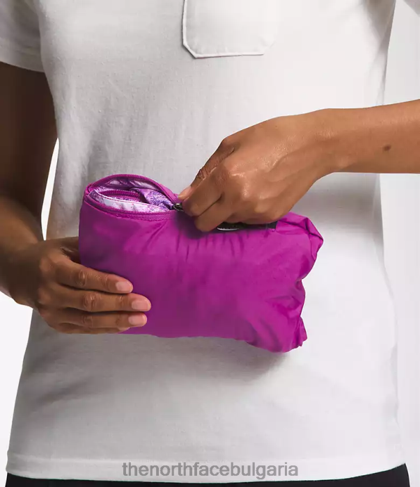 облекло The North Face хидроналинено яке 2000-25'' дължина лилаво цвете на кактус с тонално оцветяване Жени 40DF0673