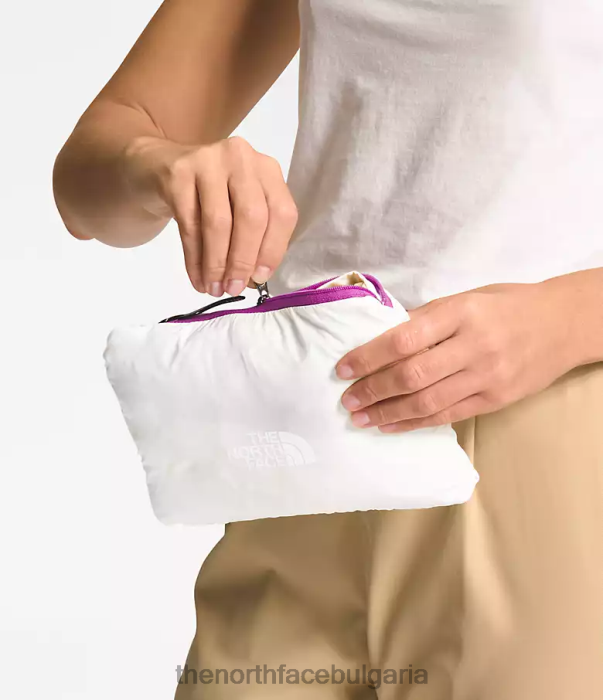 облекло The North Face хидроналинено яке 2000-25'' дължина камък каки/лилаво цвете на кактус/бяла гардения Жени 40DF0674