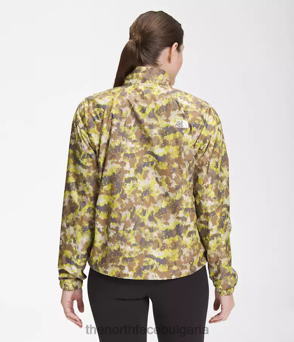облекло The North Face хидраналин пуловер 2000г полезна кафява точкова лагерна щампа Жени 40DF01020
