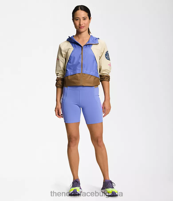 облекло The North Face туристическо яке за вятър чакъл/наситена зеленика/полезно кафяво Жени 40DF0316