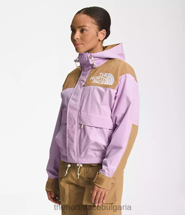 облекло The North Face 86 low-fi hi-tek планинско късо яке лупина/утилити кафяво Жени 40DF0940