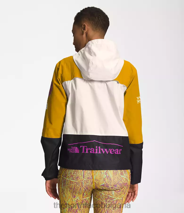 облекло The North Face туристическо яке за вятър arrowwood yellow/гардения бяла/tnf черна Жени 40DF0318