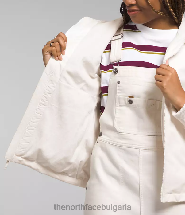 облекло The North Face суичър shelbe raschel гардения бяла Жени 40DF0330