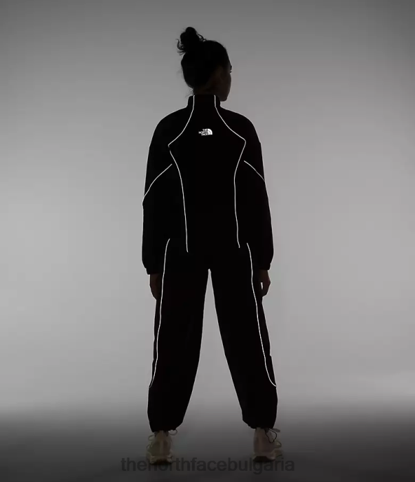 облекло The North Face яке за вятър tek piping tnf черно Жени 40DF0733